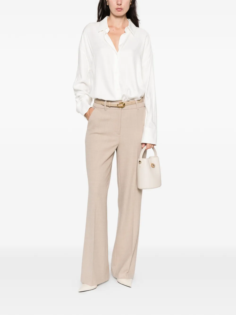 Robert Friedman buttoned top - Beige