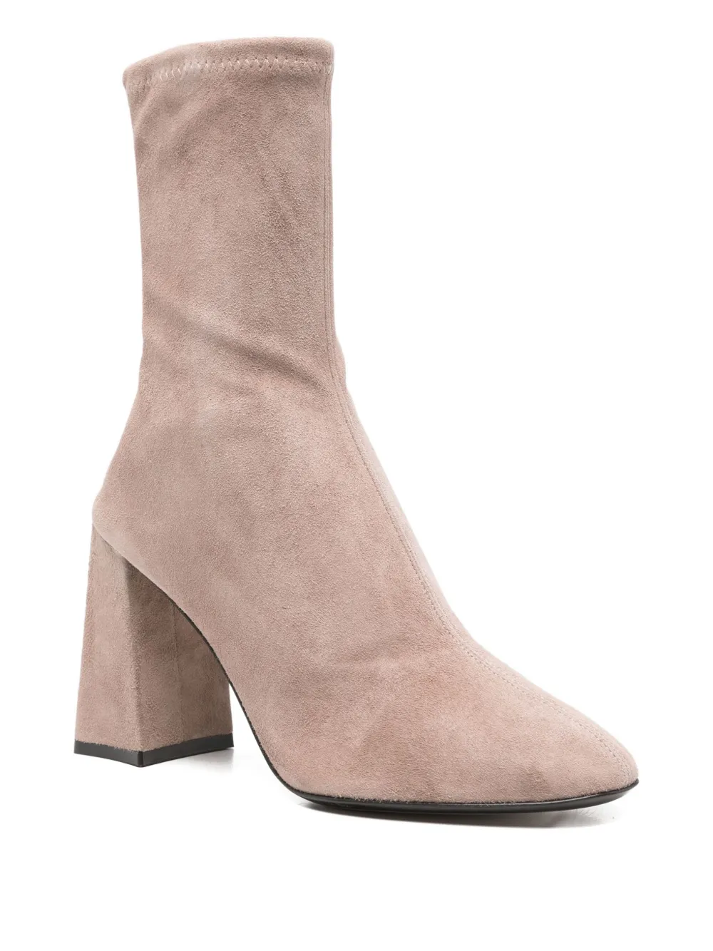 Alevì Laarzen met blokhak Bruin