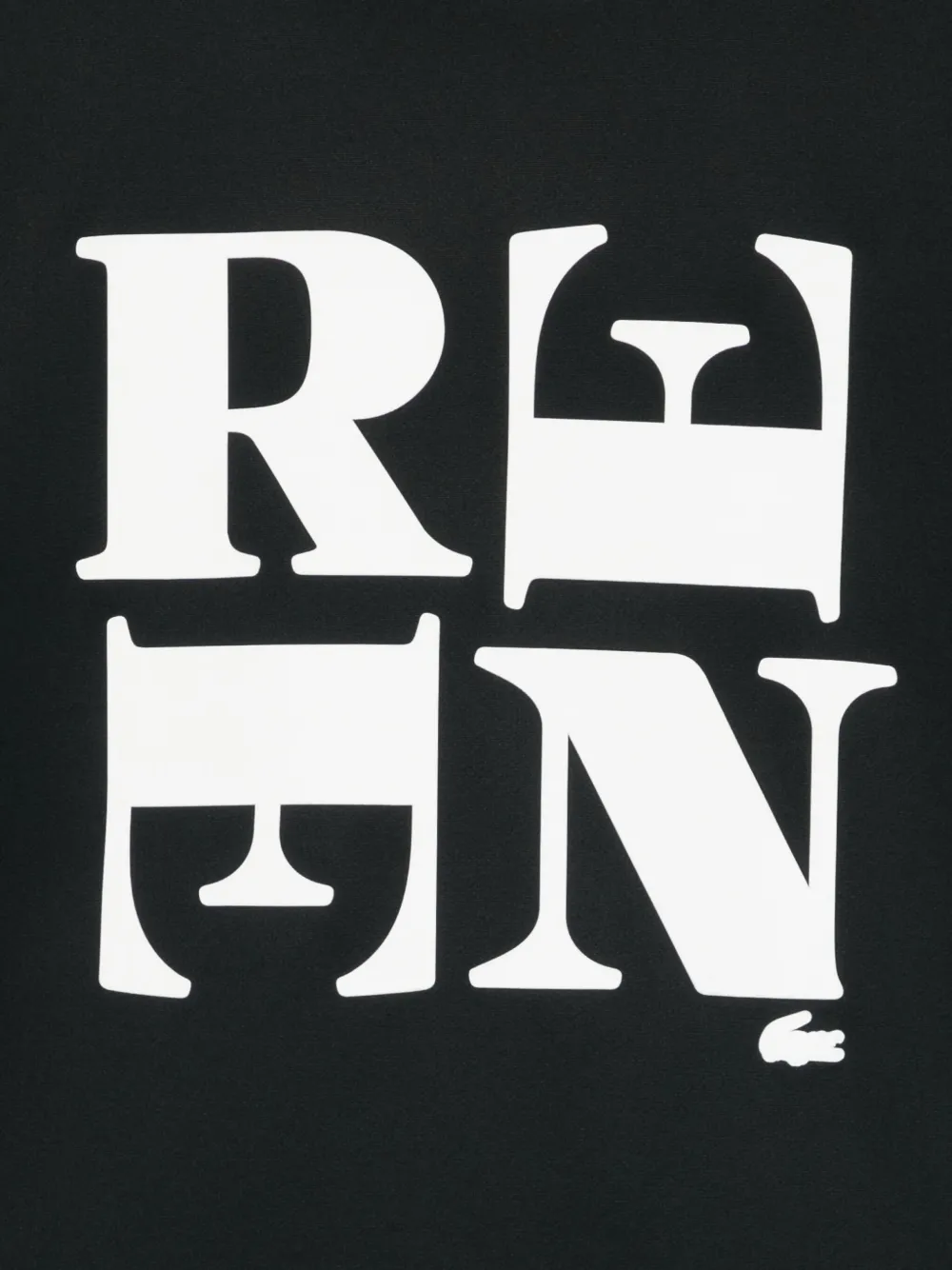 Lacoste T-shirt met grafische print Groen