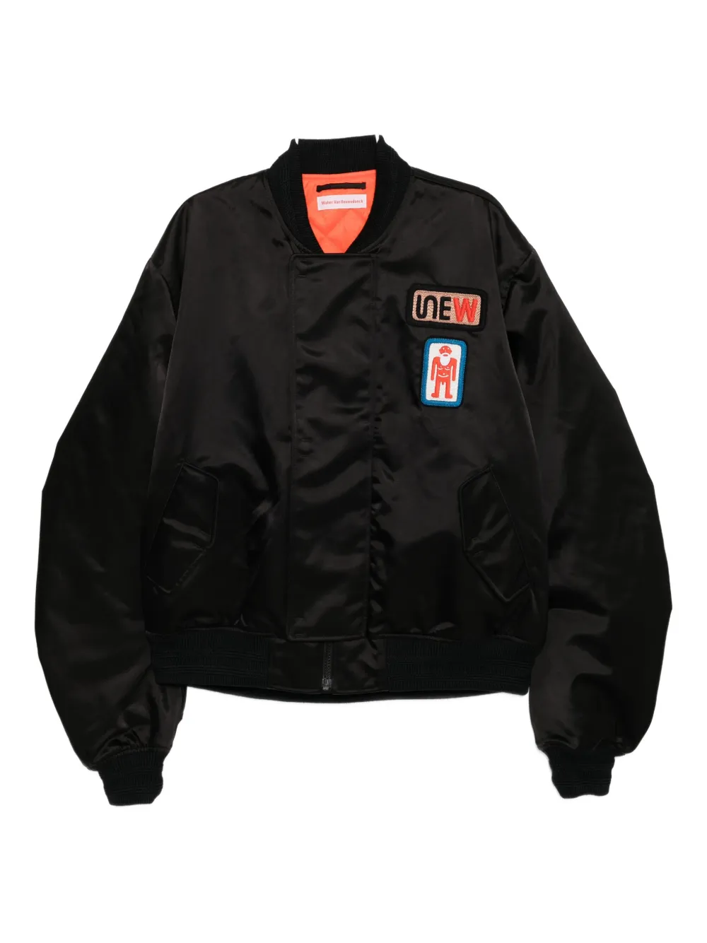 Walter Van Beirendonck Beep Beep bomber jacket | Black | Image 1