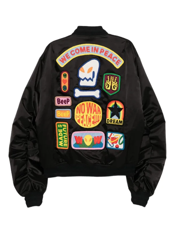 Walter Van Beirendonck Beep Beep Bomber Jacket | Black | FARFETCH ID