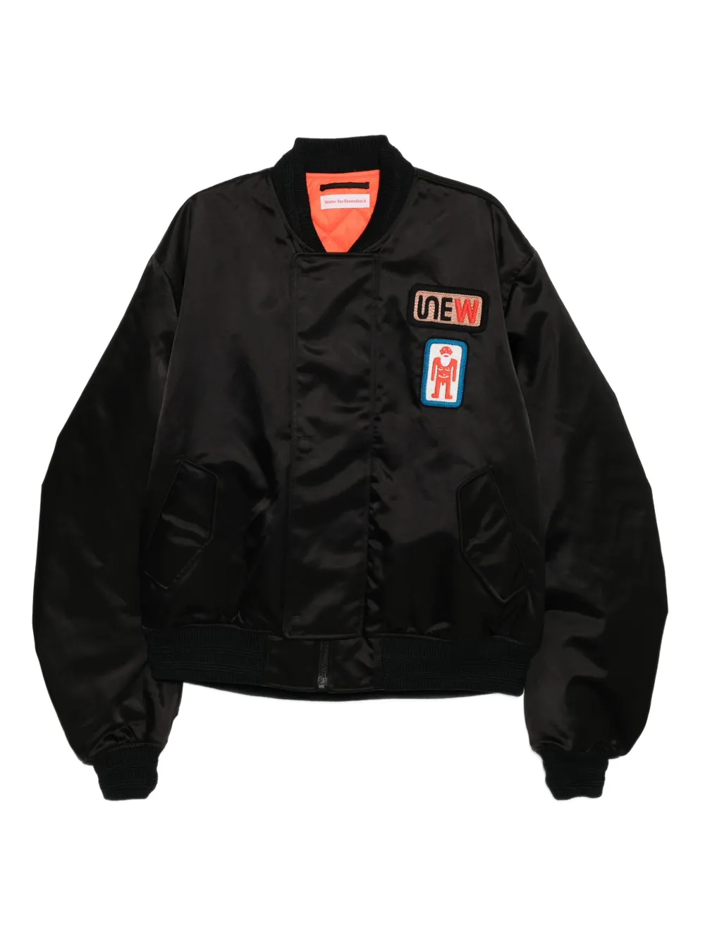 Walter Van Beirendonck Beep Beep bomber jacket | Black | Image 1