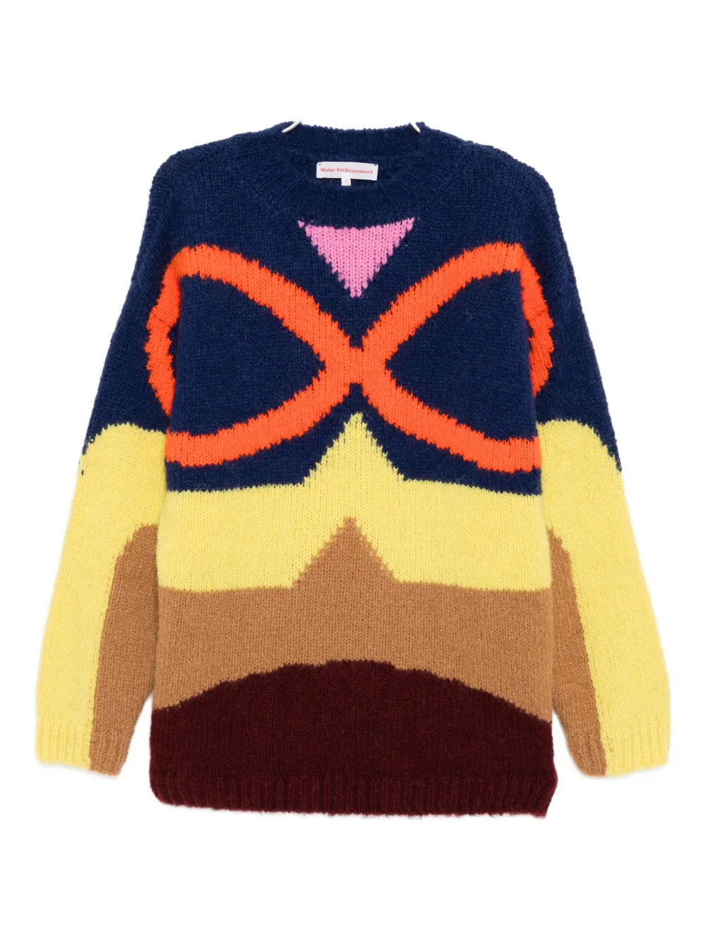 Walter Van Beirendonck Face jumper | Blue | Image 1