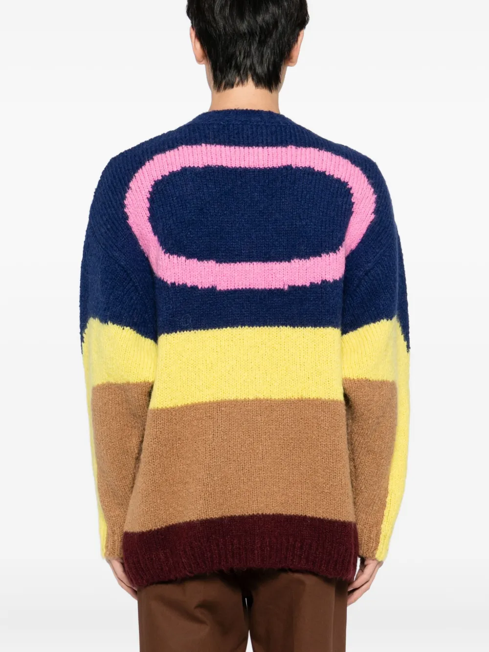 Walter Van Beirendonck Face Jumper In Multi