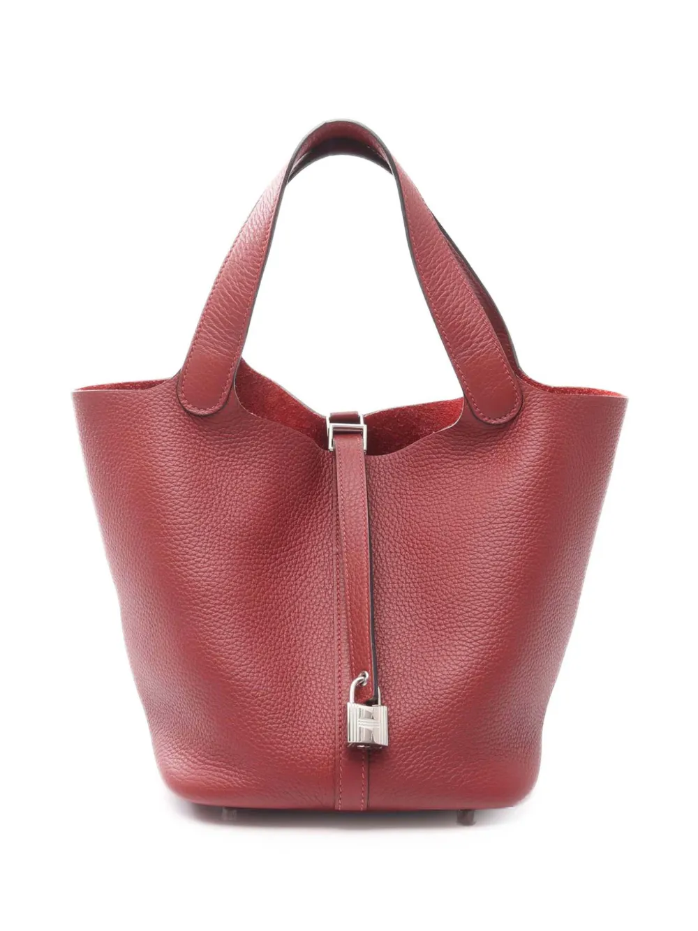 Hermès Pre-Owned 2024 Clemence Picotin Lock 22 handbag | Red | Image 1