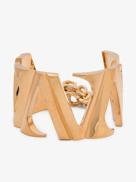 Versace pulsera de cadena con letras