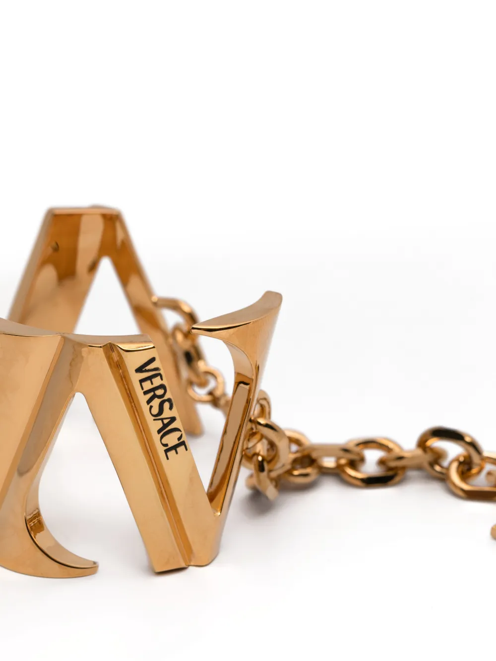  Versace Pulsera De Cadena Con Letras - Dorado 