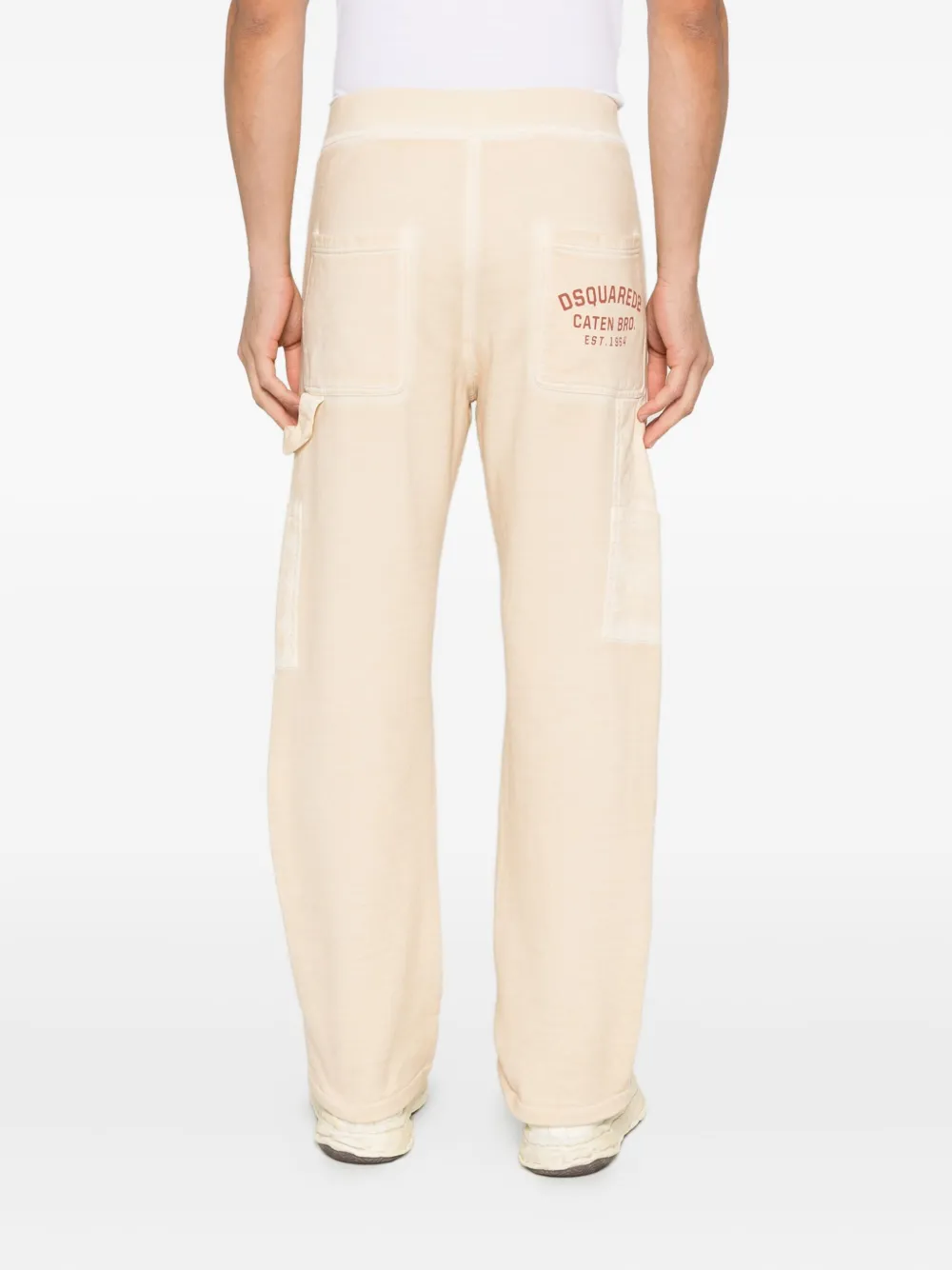 DSQUARED2 Trainingsbroek met logoprint 104 LIGHT SAND