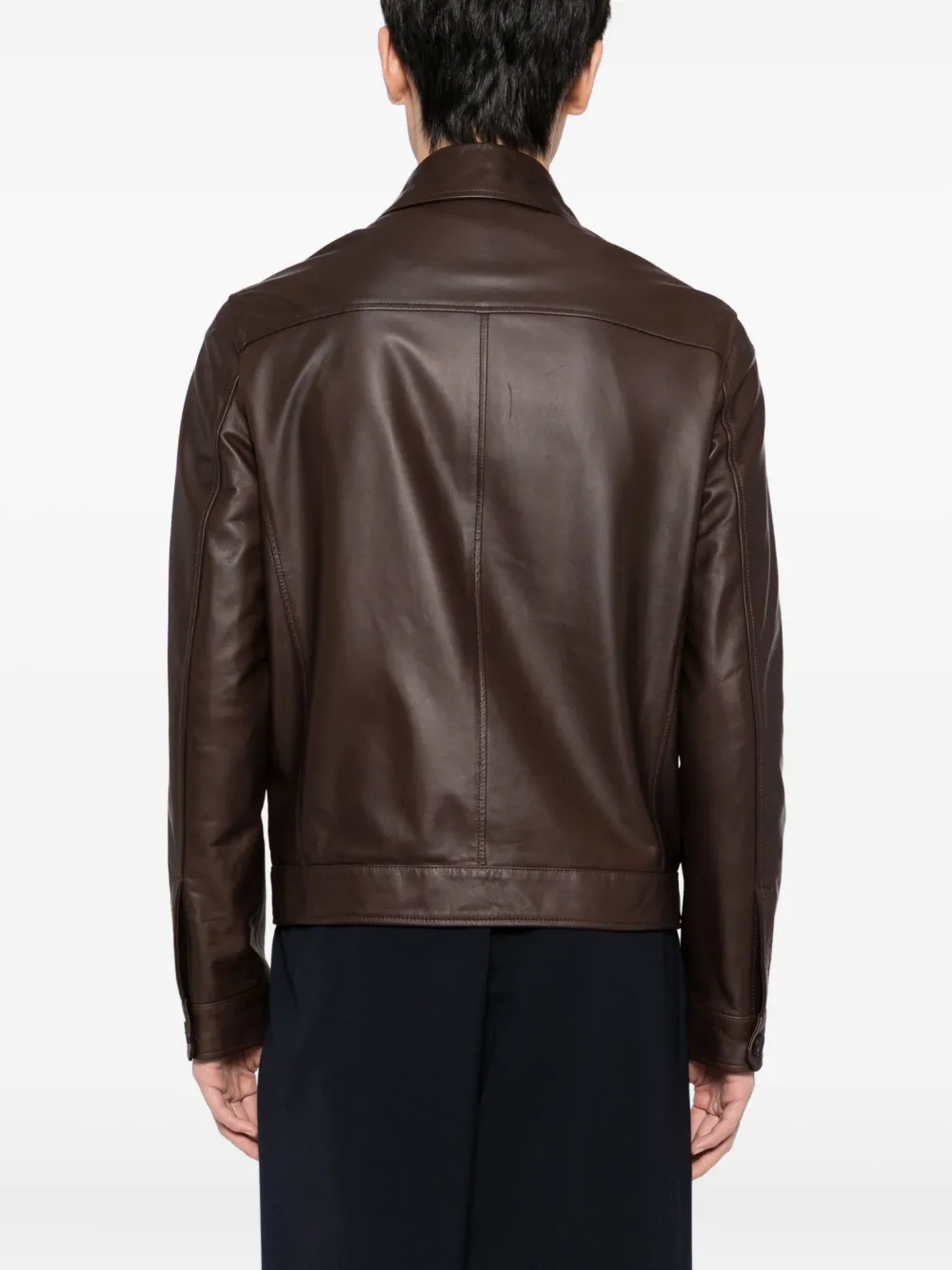 Tagliatore Jack met rits Bruin