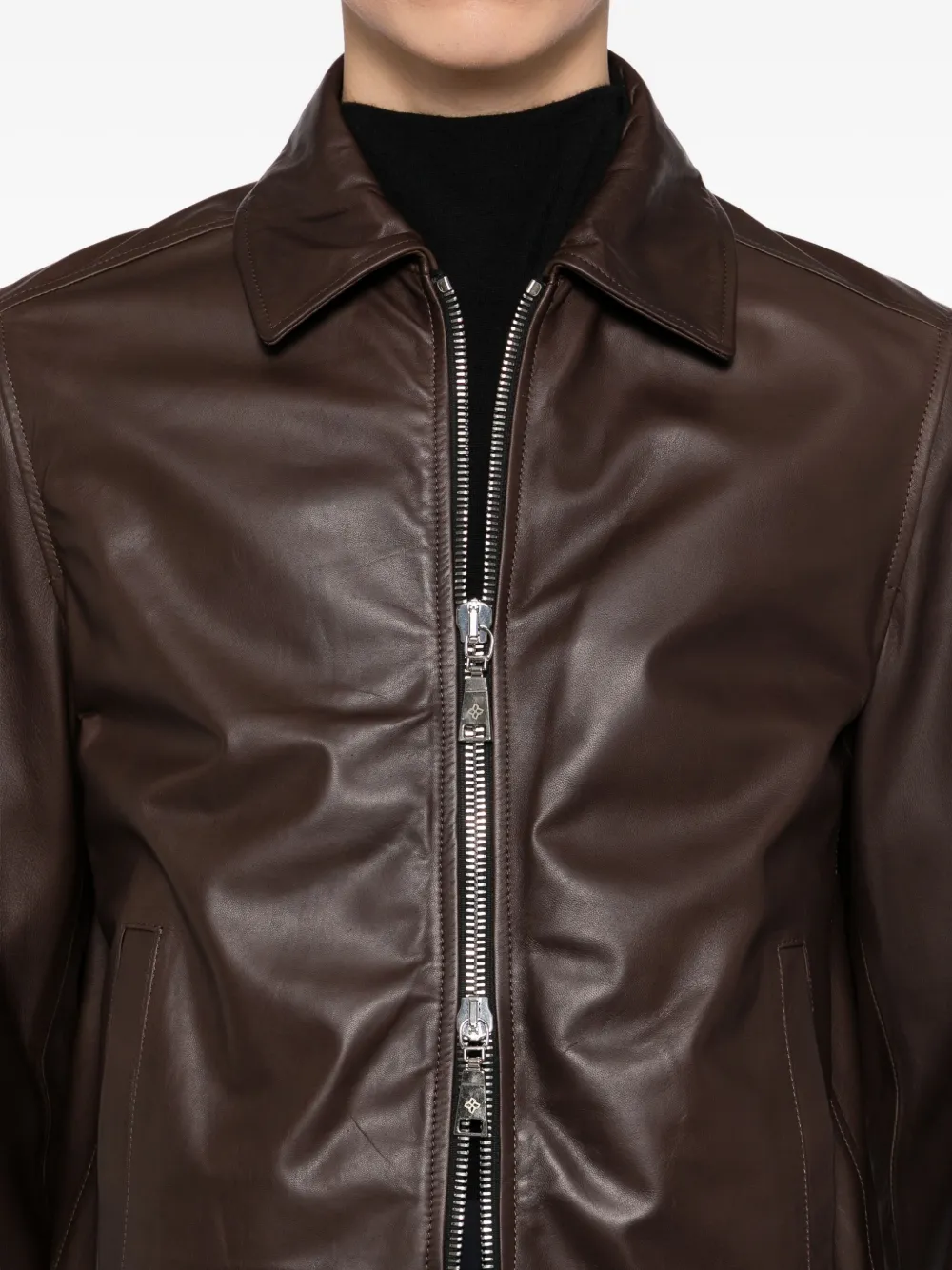 Tagliatore Jack met rits Bruin