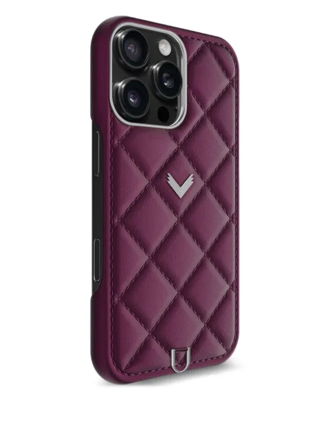 VELANTE quilted iPhone case