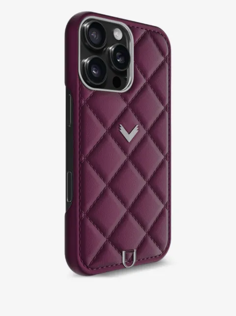 VELANTE funda para iPhone capitonada