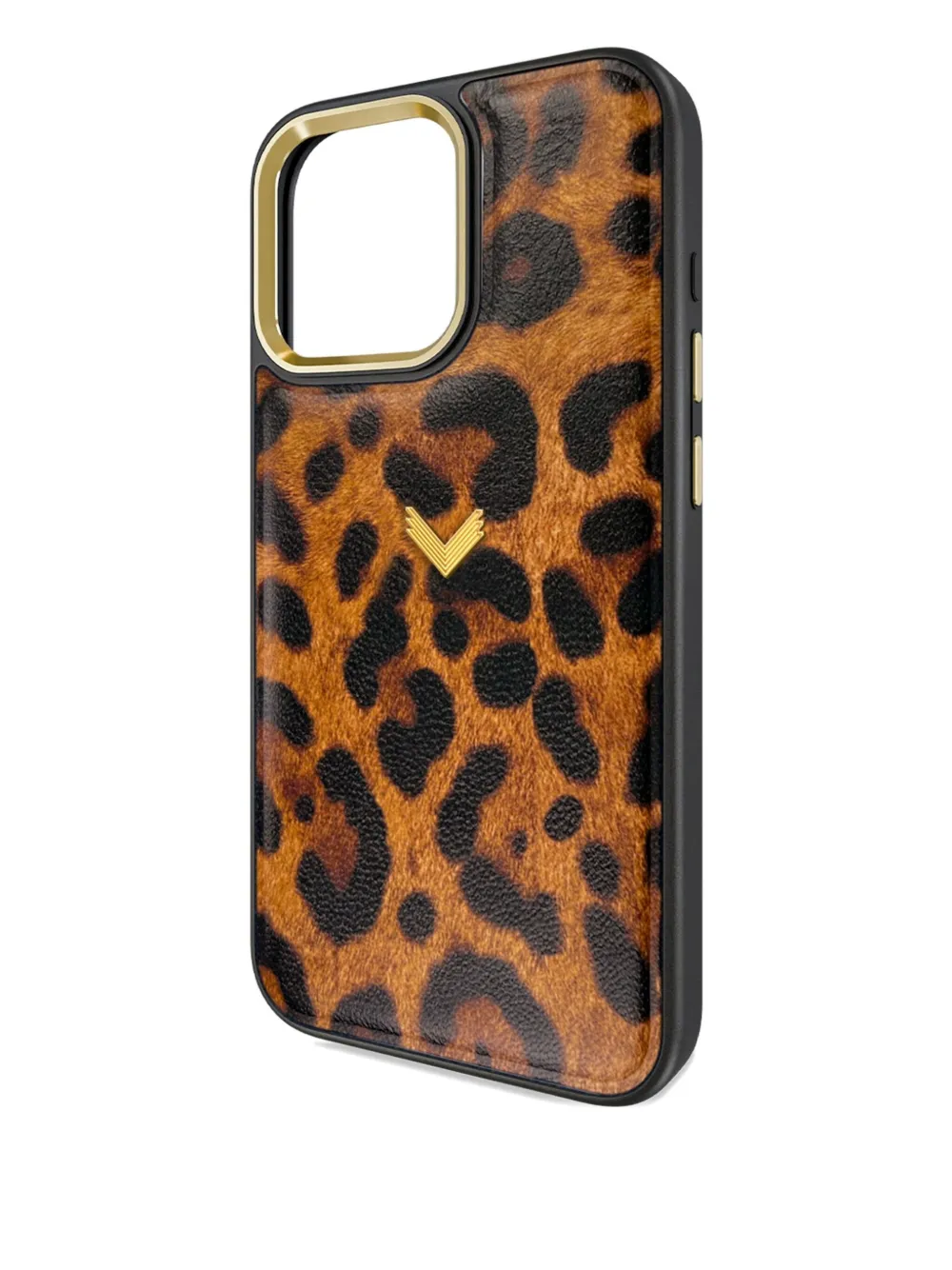 Velante Leopard Print Iphone 16 Pro Phone Case In Brown