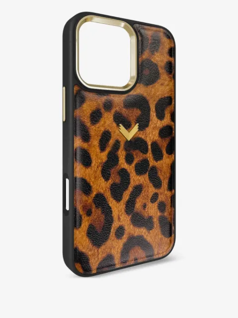 VELANTE leopard-print iPhone 16 Pro phone case