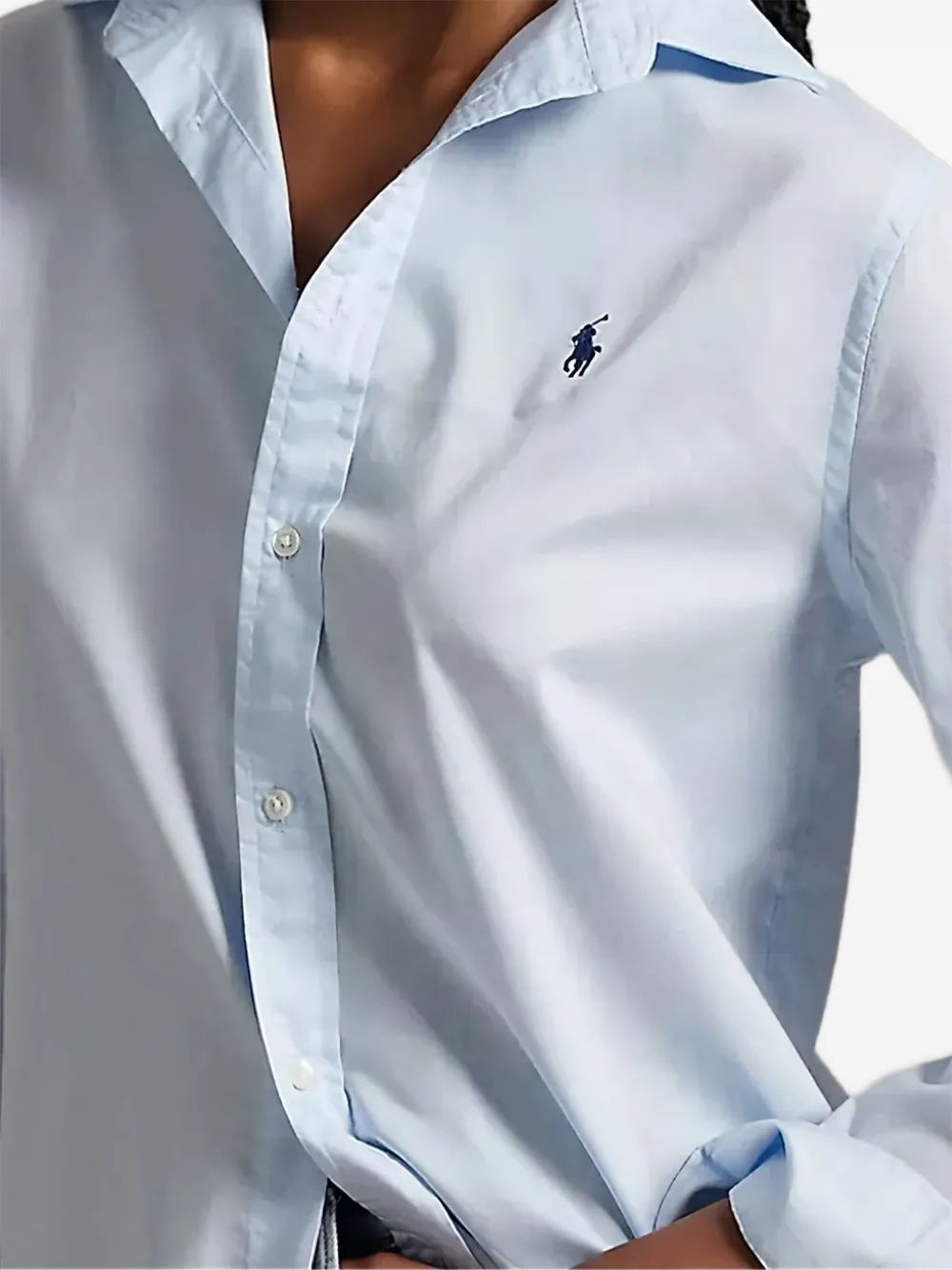 Polo Ralph Lauren T-shirt met geborduurd logo Blauw