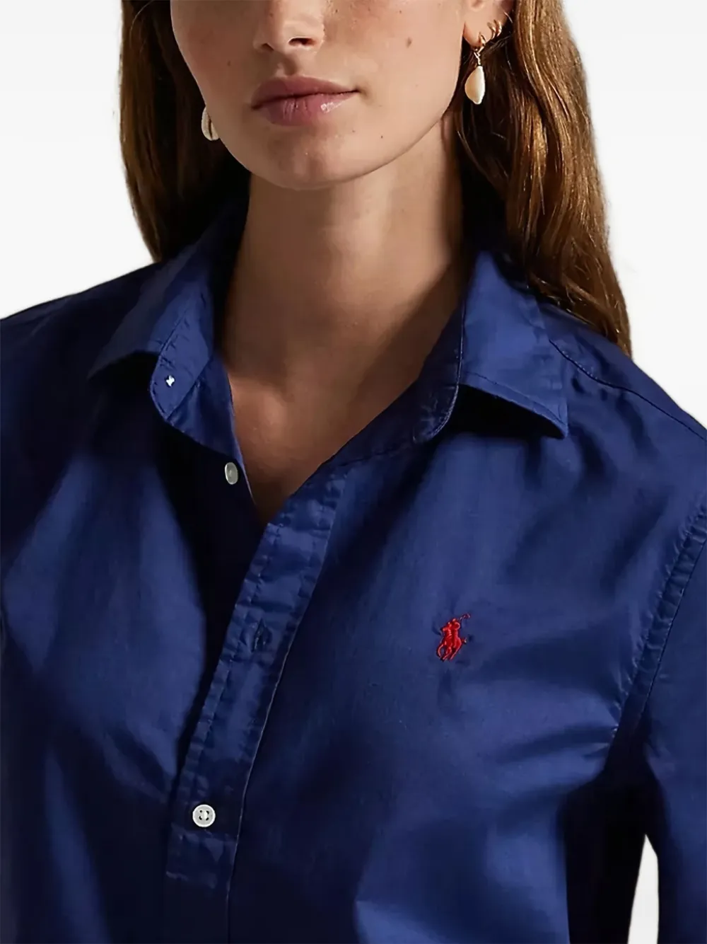 Polo Ralph Lauren Shirt met geborduurd logo Blauw