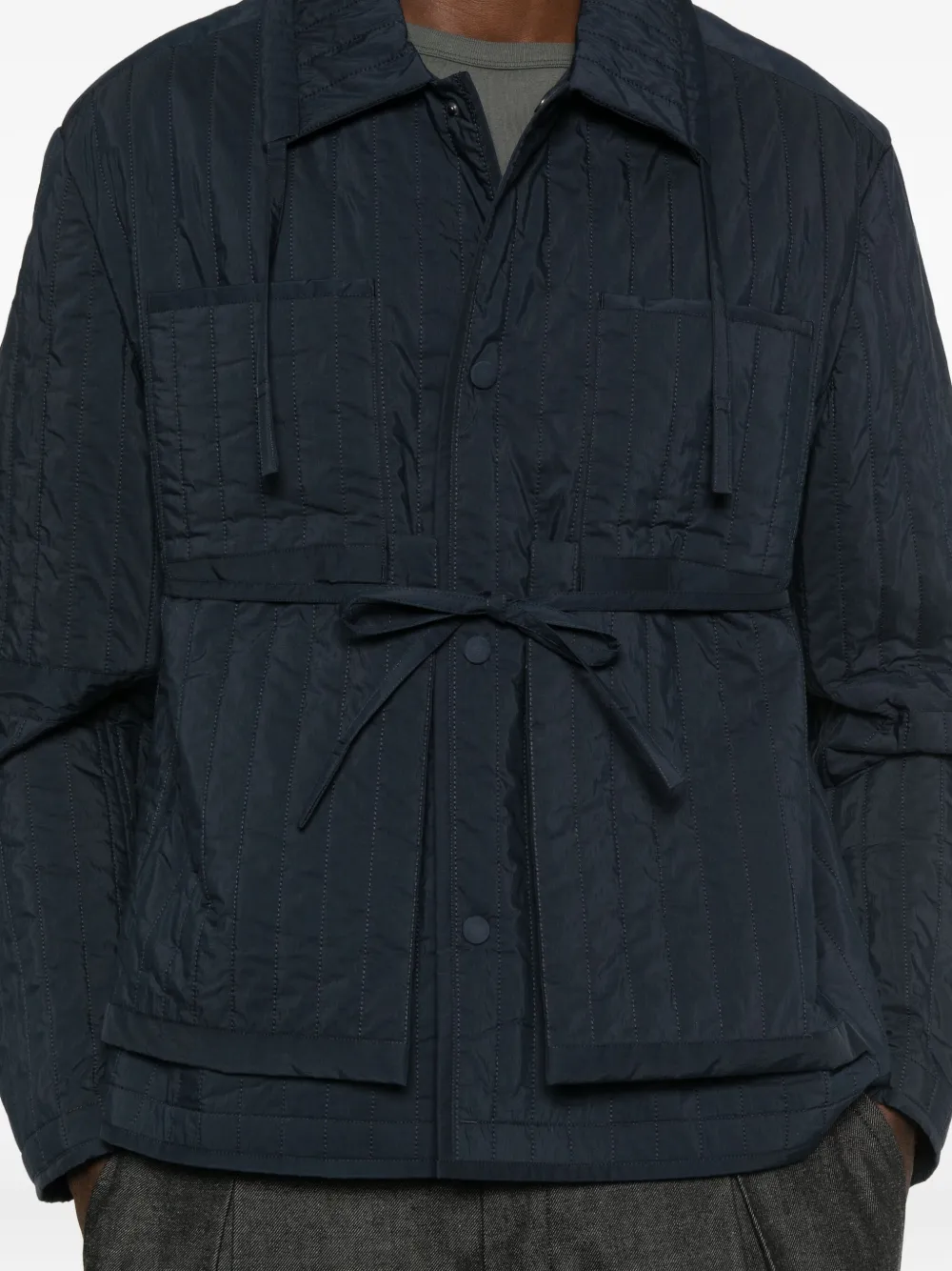 Craig Green Gewatteerd shirtjack Blauw