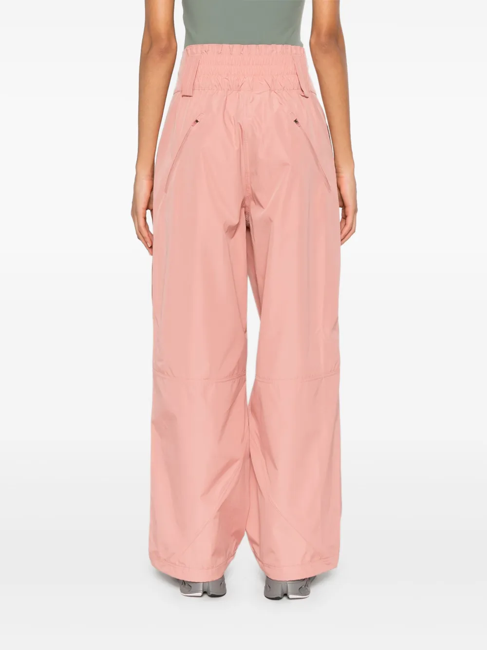 Adidas By Stella Mccartney Reflective-stripe Trousers In Pink