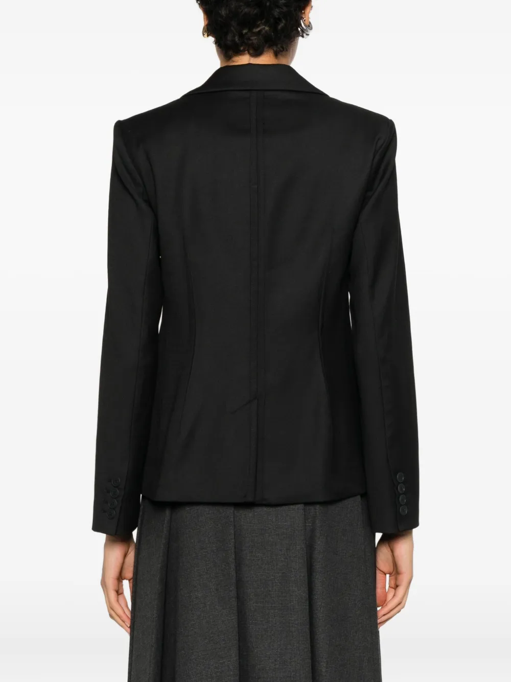 The Garment Necchi jack met knopen Zwart