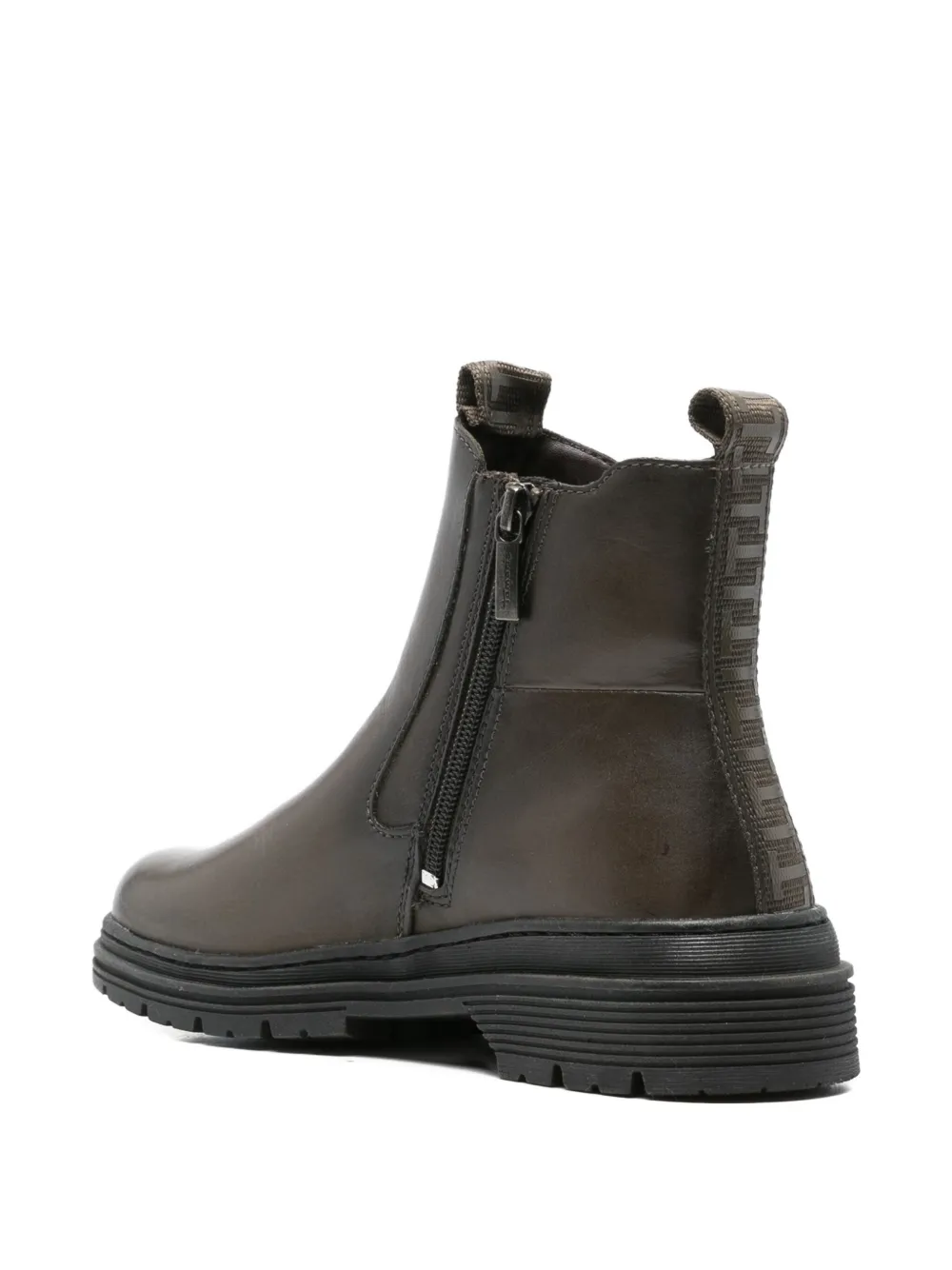 Tamaris Leather Boots In Green