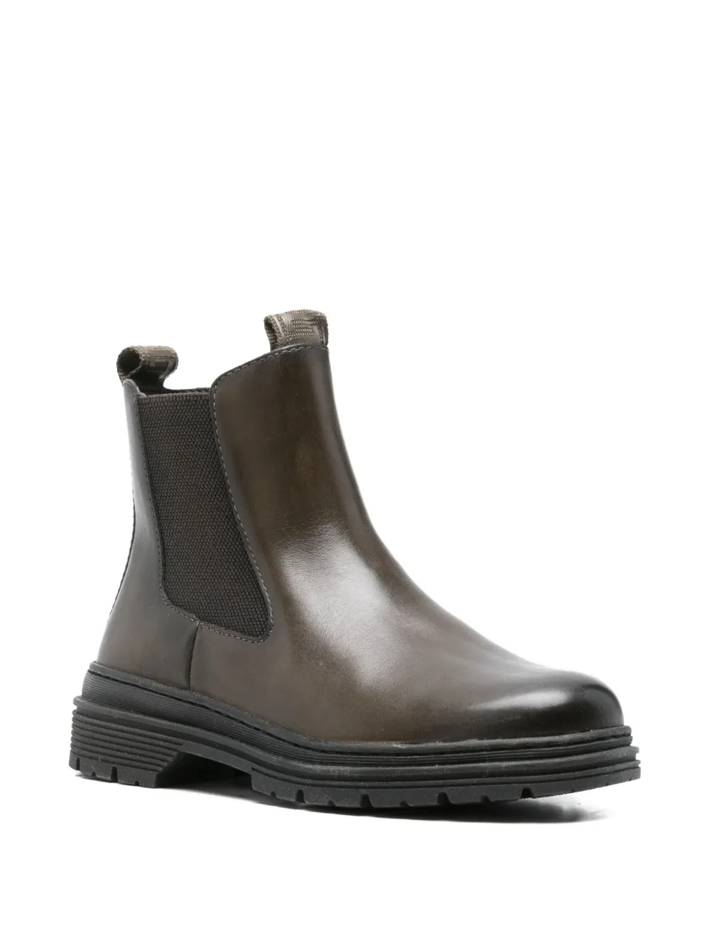 Tamaris Leather Boots In Green