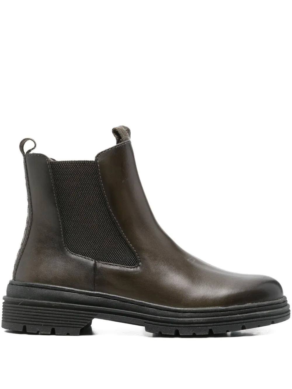 Tamaris Leather Boots In Green