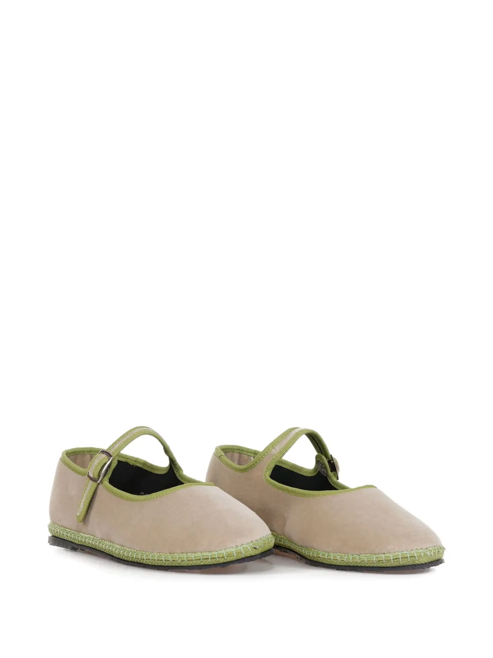 LE FRIULIANE velvet ballet flats | Image 2
