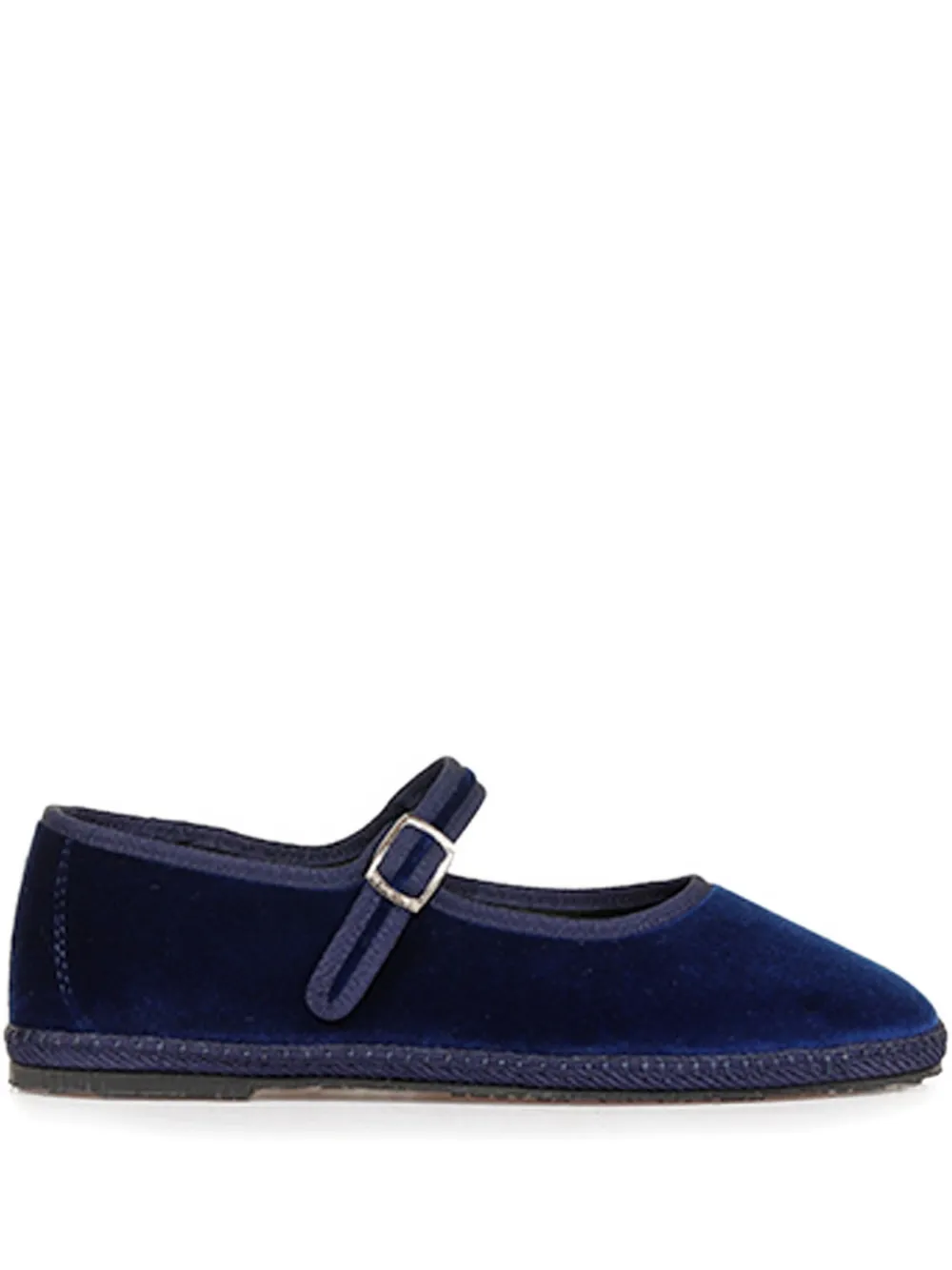 LE FRIULIANE velvet ballet flats | Blue | Image 1