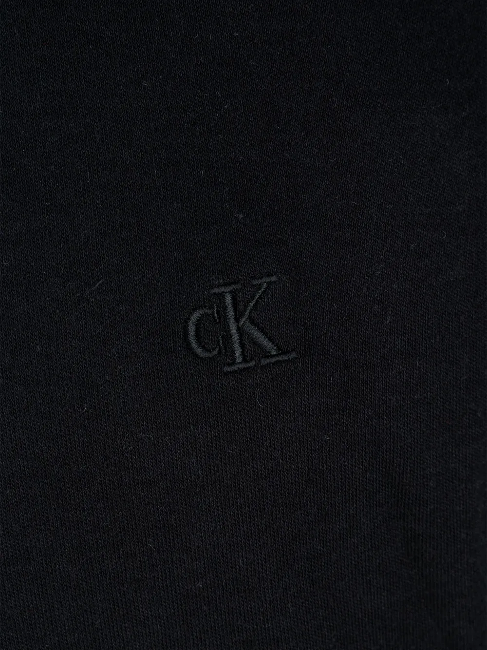 Calvin Klein Poloshirt met borduurwerk Zwart