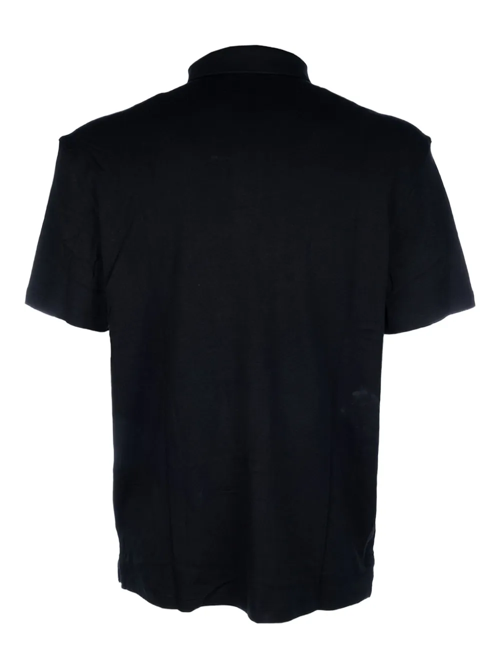 Calvin Klein embroidered polo shirt - Zwart