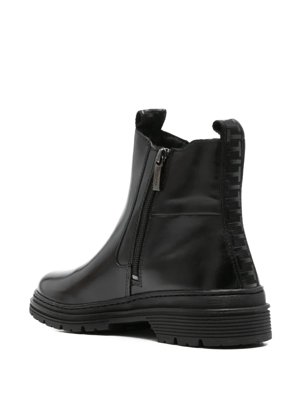 Tamaris Leather Chelsea Boots In Black