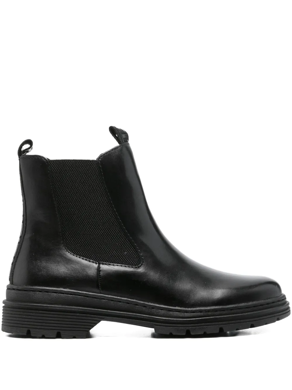 Tamaris Leather Chelsea Boots In Black