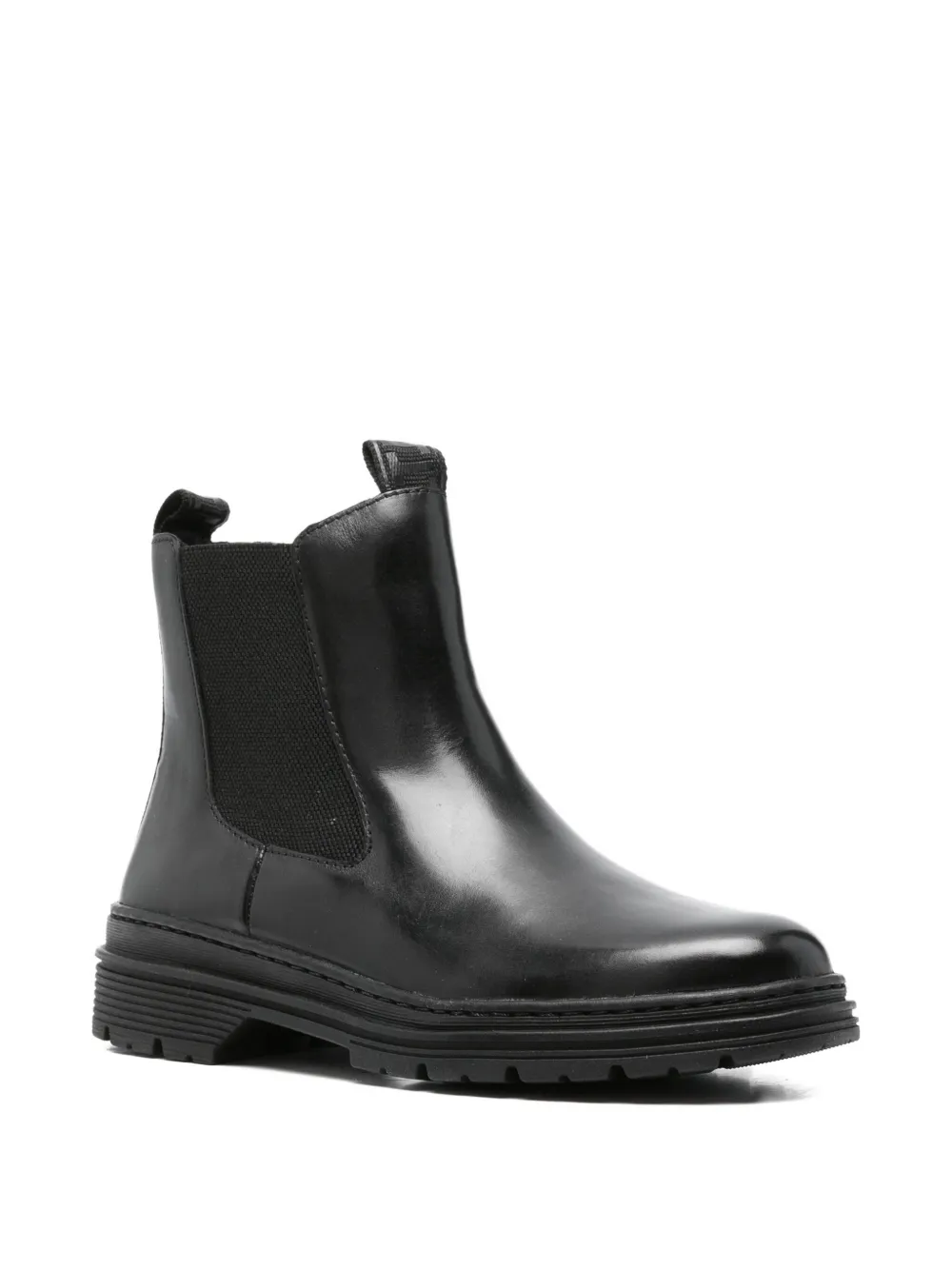 Tamaris Leather Chelsea Boots In Black