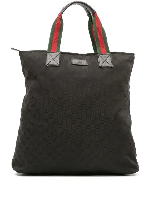 Gucci Pre-Owned 2016-2025 GG Canvas Web tote bag
