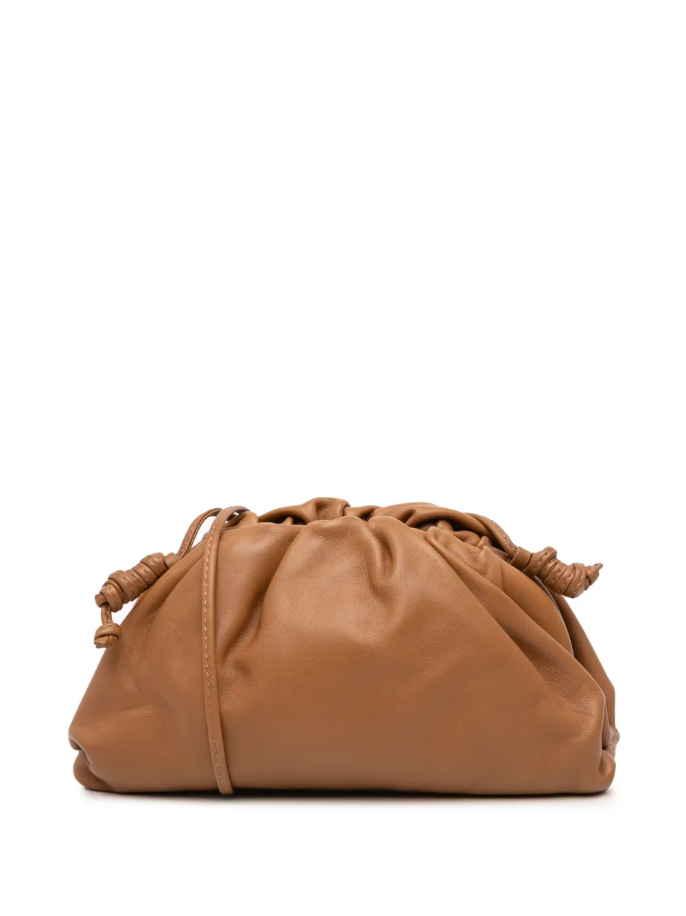 Bottega Veneta Pre-Owned 2012-2025 Lambskin The Mini Pouch crossbody bag - Marrone