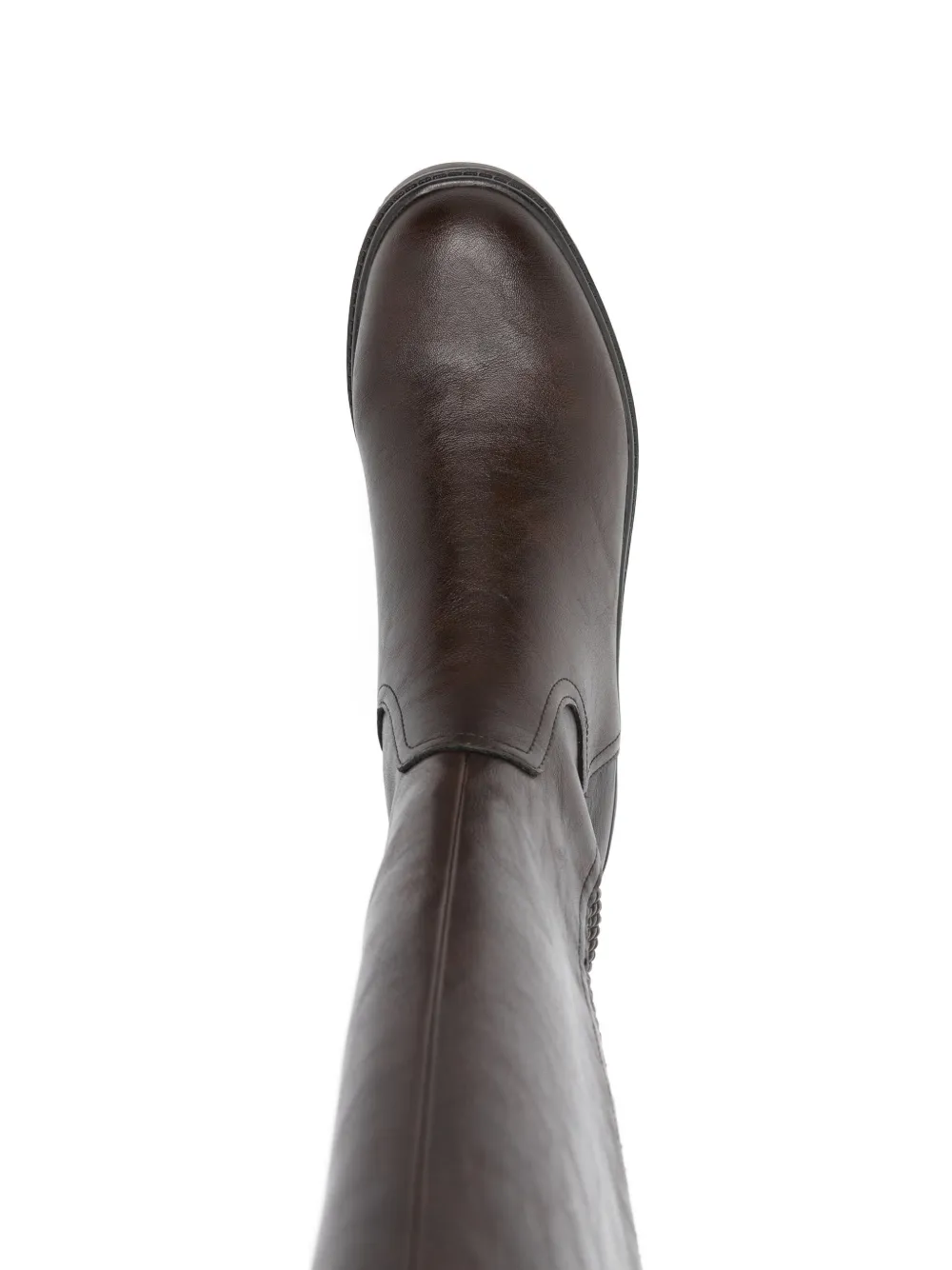 Tamaris Buckle-strap Knee-high Boots In Brown