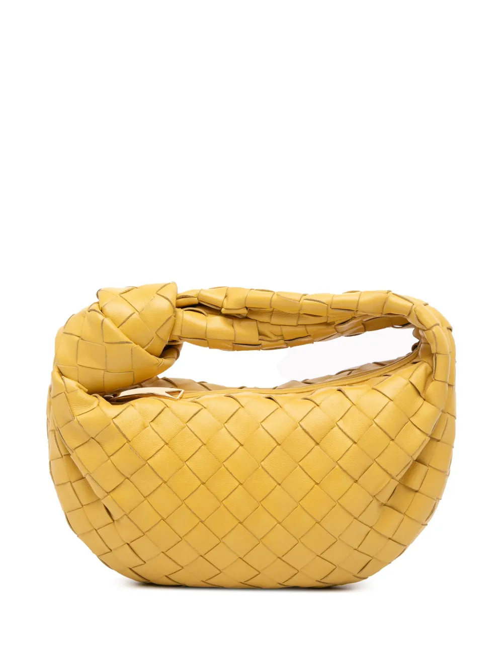 Bottega Veneta Pre-Owned 2012-2025 Mini Nappa Intrecciato Jodie hobo bag - Giallo