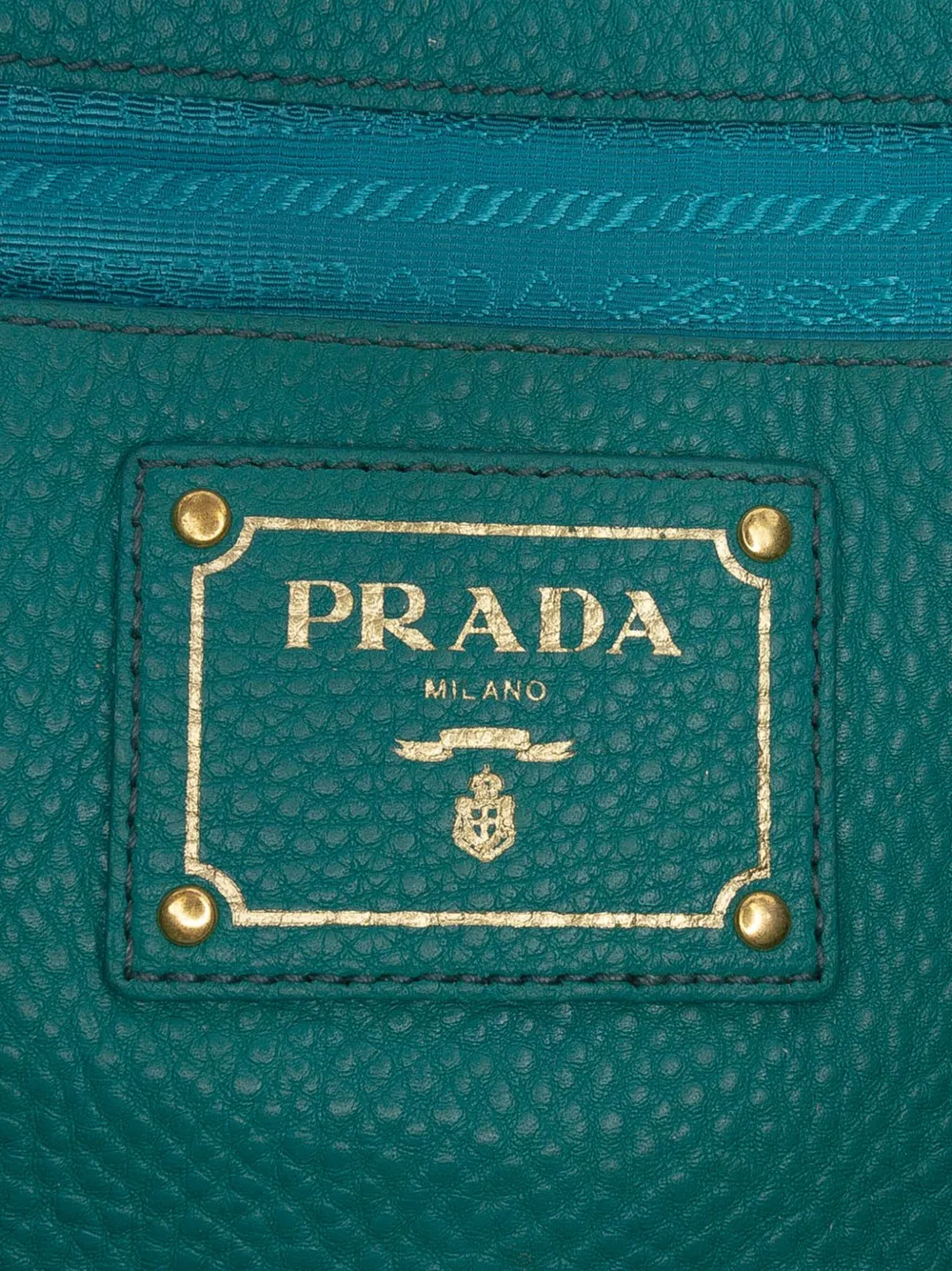 Pre-owned Prada 2010-2025 Vitello Daino Open Convertible Tote Satchel In Blue