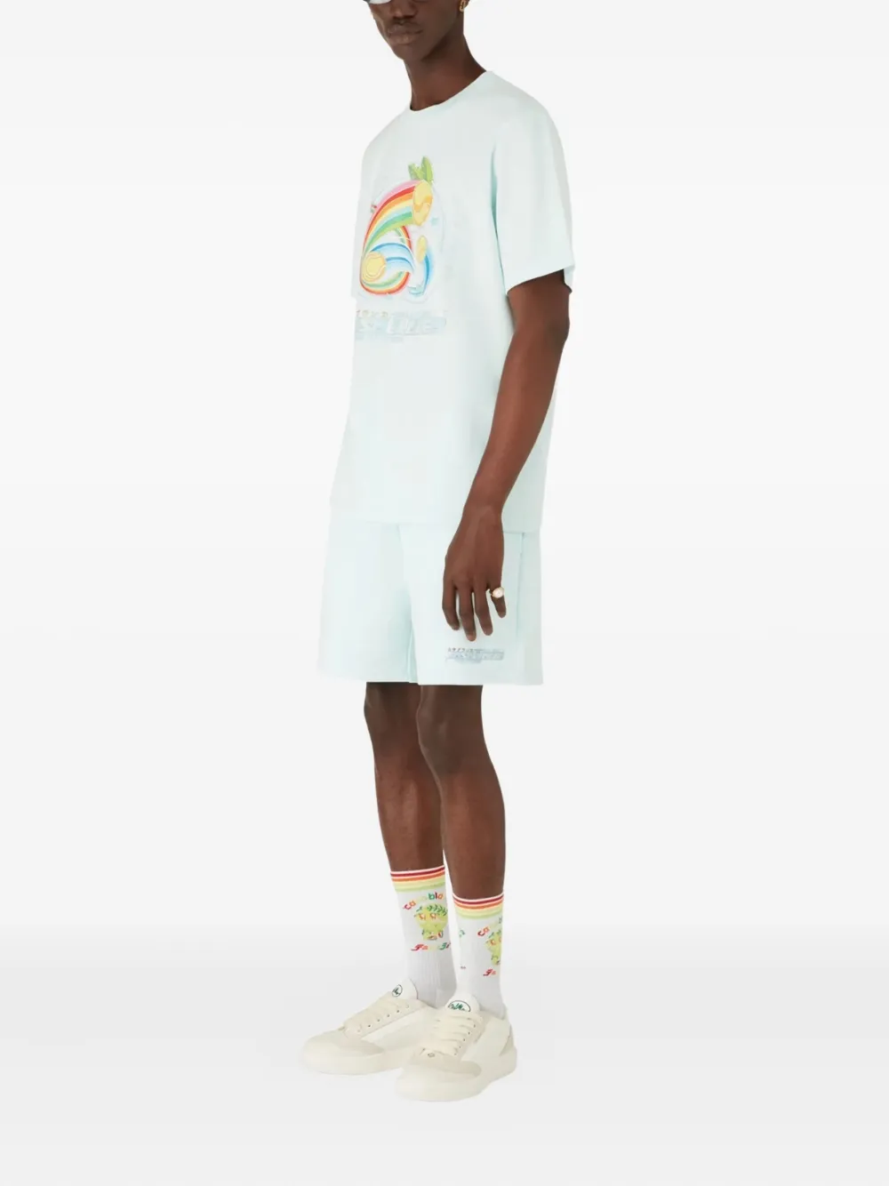 Casablanca drawstring cotton shorts | Track & Running Shorts | Image 2
