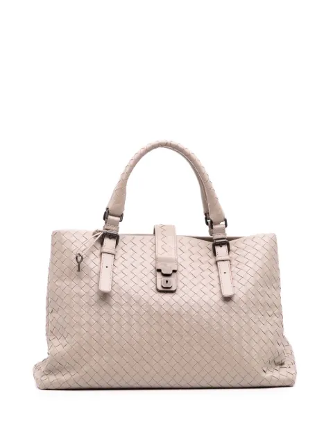 Bottega Veneta Pre-Owned tote Roma mediana de piel de napa Intrecciato 2012-2025