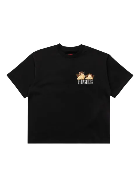Pleasures embroidered short sleeve T-shirt