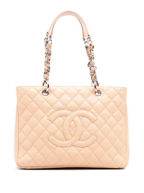 CHANEL Pre-Owned 2009-2010 Caviar Grand Shopping tote bag