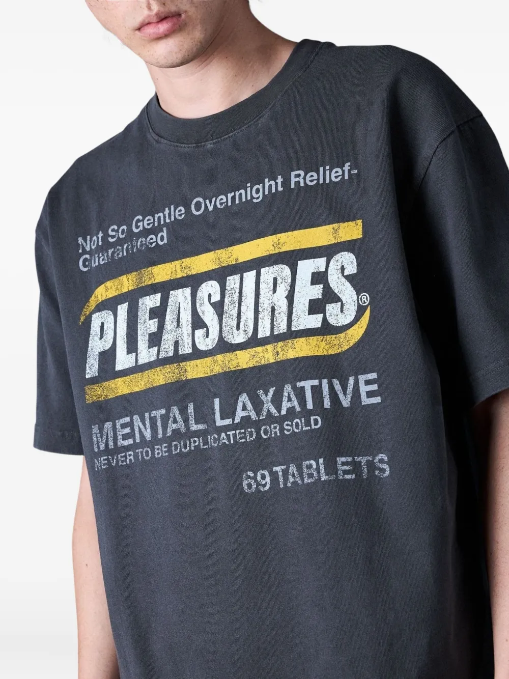 Pleasures Relief T-shirt Grijs