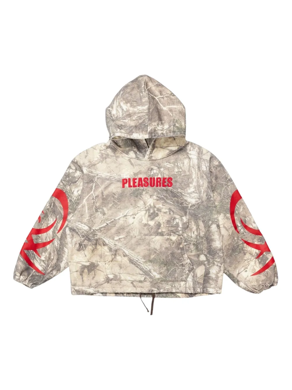 Pleasures Hunt printed hoodie | Neutrals | Image 1
