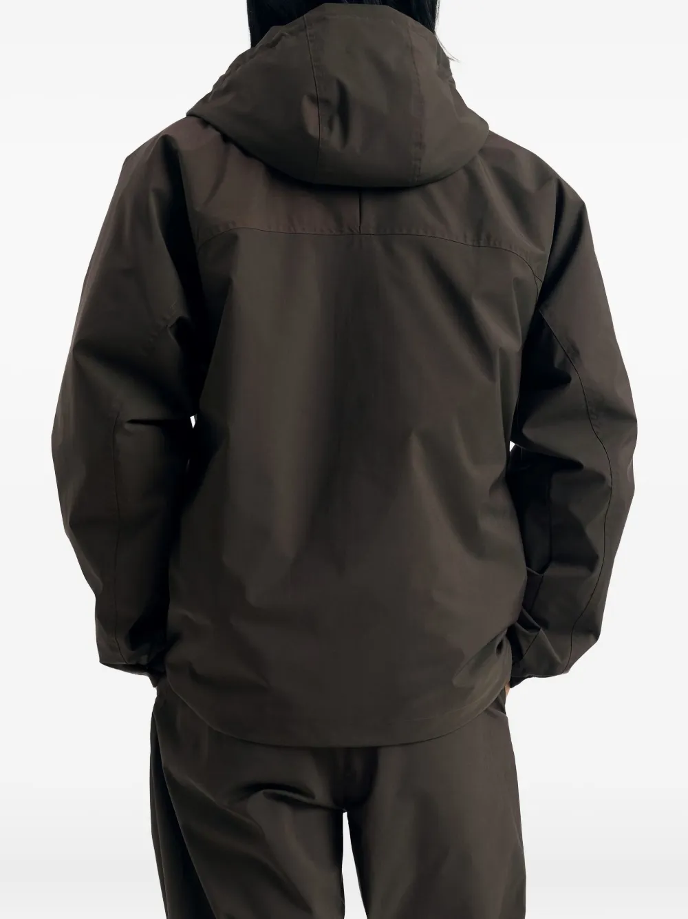 Norse Projects Hooded Pocket Jacket In Brown