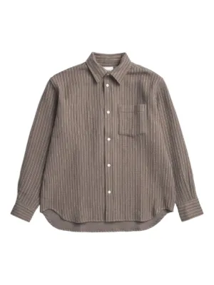 A.P.C. ストライプ ポケット シャツ | グリーン | FARFETCH JP