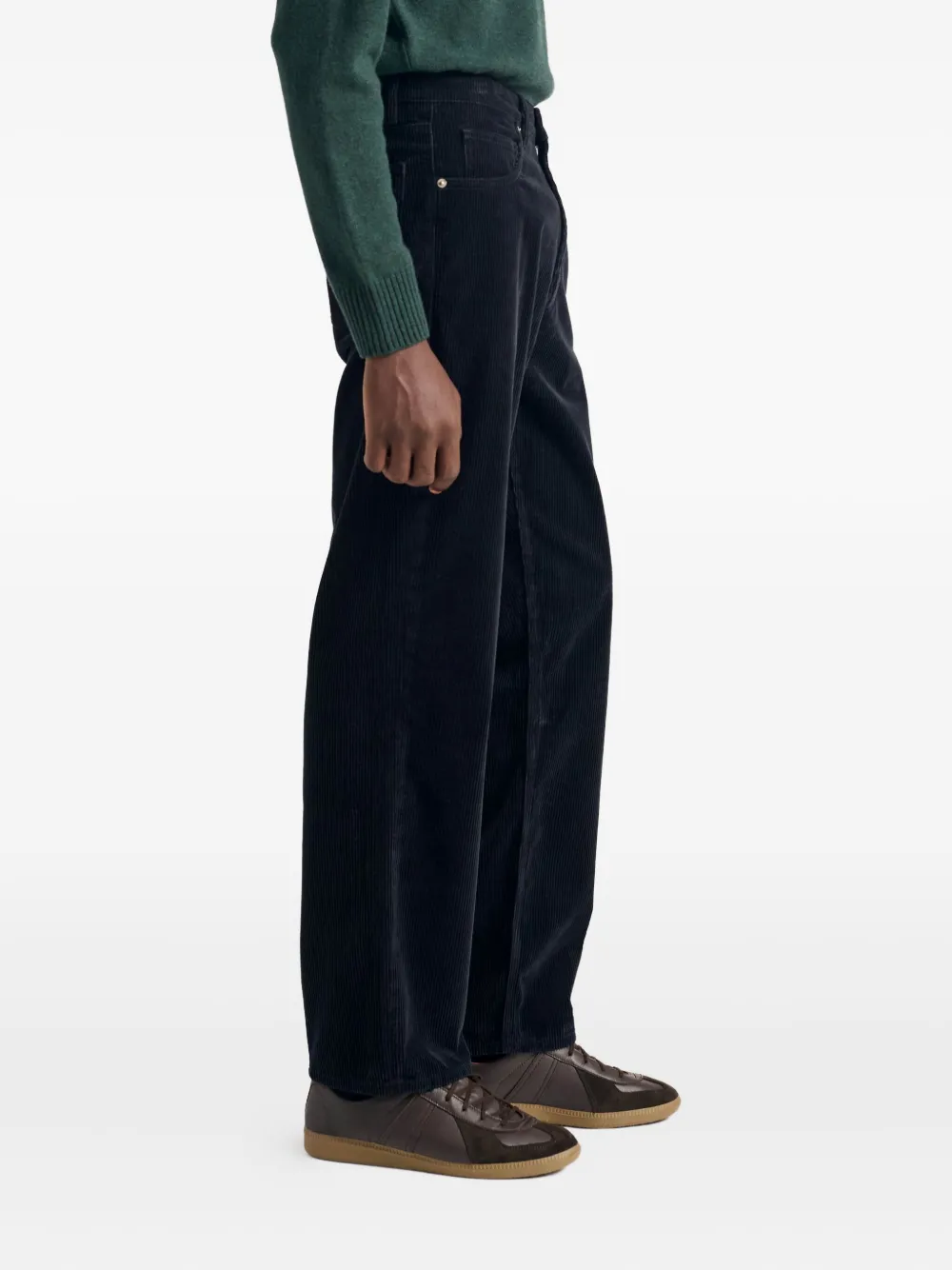 Norse Projects corduroy pocket trousers - Blauw