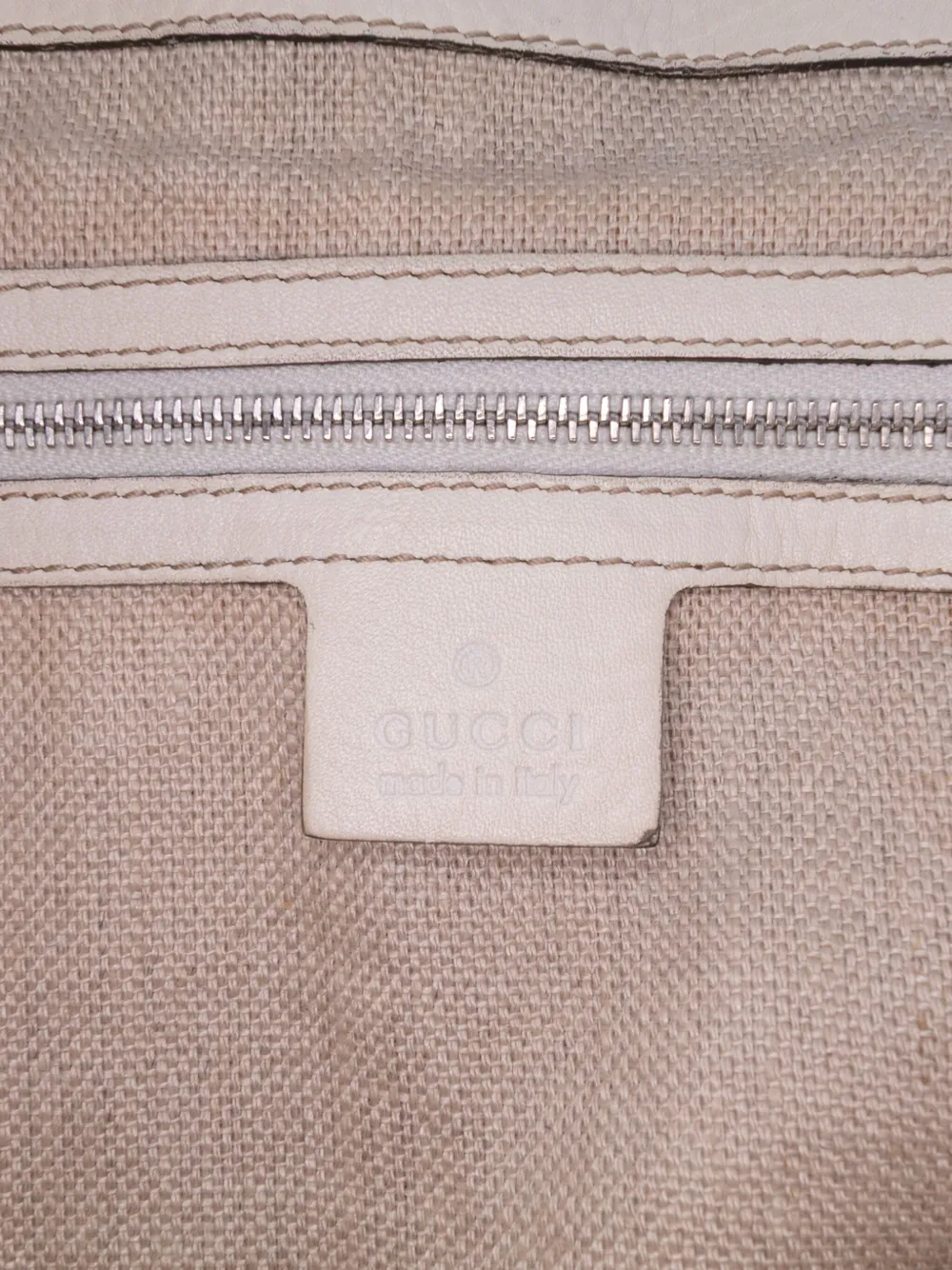 Pre-owned Gucci 2016-2025 Medium Gg Canvas Icon Bit Tote Bag In Brown