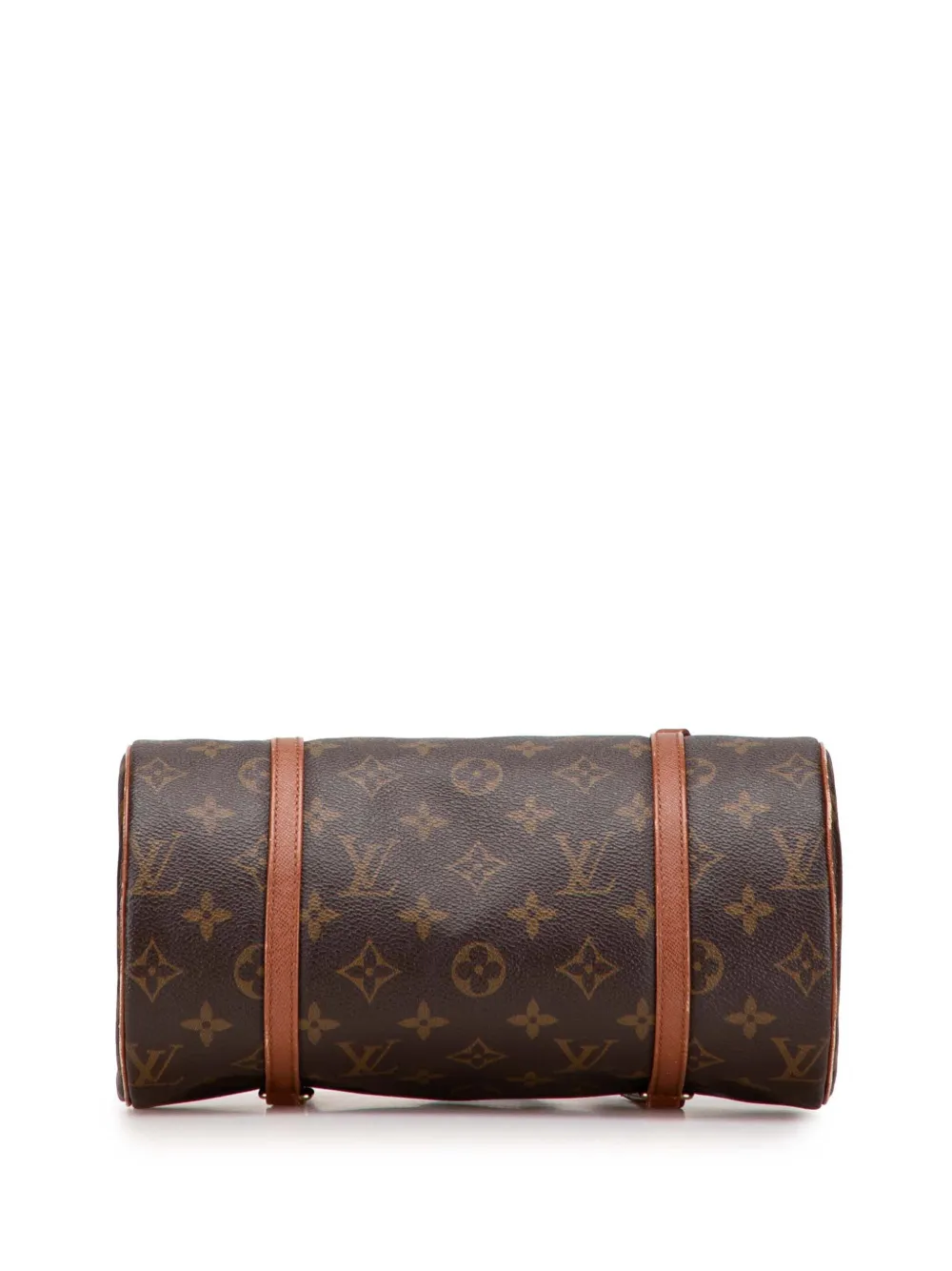 Pre-owned Louis Vuitton 1994 Monogram Papillon 26 Handbag In Brown