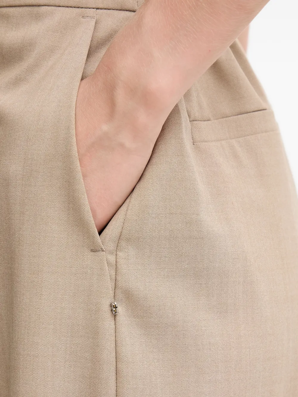 Sportmax Broek met knopen Beige